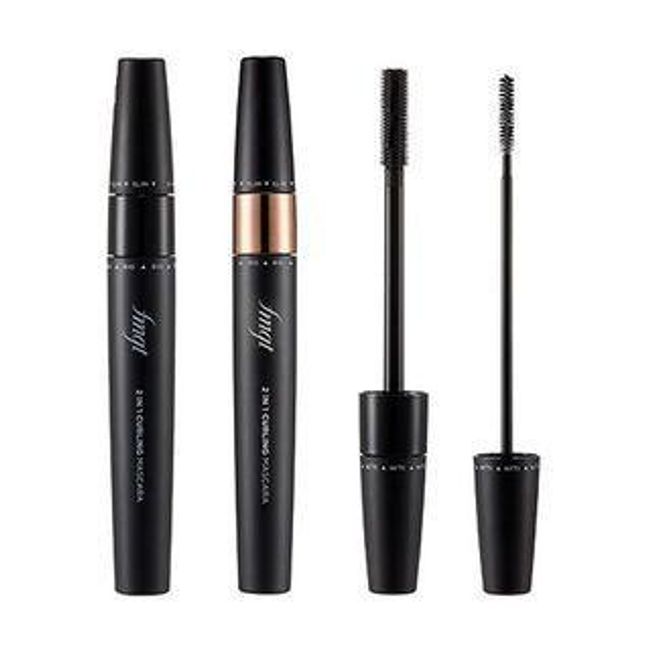 THE FACE SHOP - 2 in 1 Curling Mascara - 2 Colors