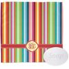 YouCustomizeIt Personalized Retro Vertical Stripes Washcloth