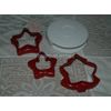 TUPPERWARE 6 DIFFERENT DESIGNS CHRISTMAS COOKIE PASTRY CUTTER & CASE SET NEW