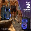 Portable Bluetooth Speaker | 12" Woofer | Party Lights Wireless Mic Rechargeable
