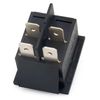 Heschen Rocker Switch ON-OFF DPST 4 Terminals Green Light 16A 250VAC 5Pack