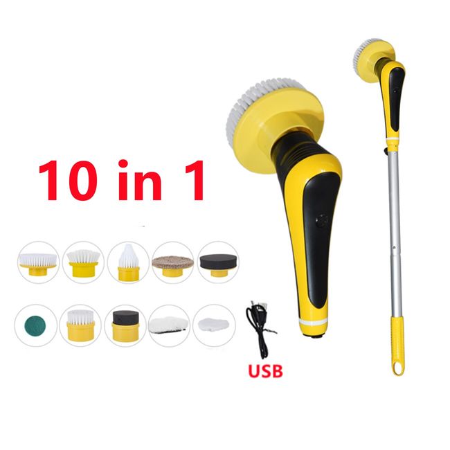 Electric Cleaning Turbo Scrub Brush Multifunctional Long Handle Cordless  Spin Scrubber Cleaning Brush - Buy Electric Cleaning Turbo Scrub Brush  Multifunctional Long Handle Cordless Spin Scrubber Cleaning Brush Product  on