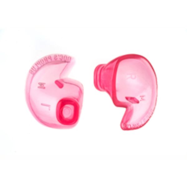 Medical Grade Doc's Pro Ear Plugs - Non Vented, Pink (X-Small)
