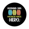 Macaron Baker Husband Dad Macaron Baker Hero PopSockets Adhesive PopGrip