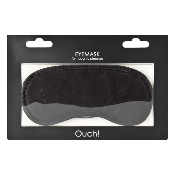 Ouch! Comfortable Soft Eye Mask Blindfold Cover Polyester Elastic Fabric Strap