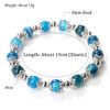 Hemasa 8mm Beads Stretchbale Bracelets Green