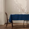 Home Direct Rectangular Rectangle Fabric Tablecloth Table Cloth Table Cover 100cm x 140cm 39"x55" Navy Blue