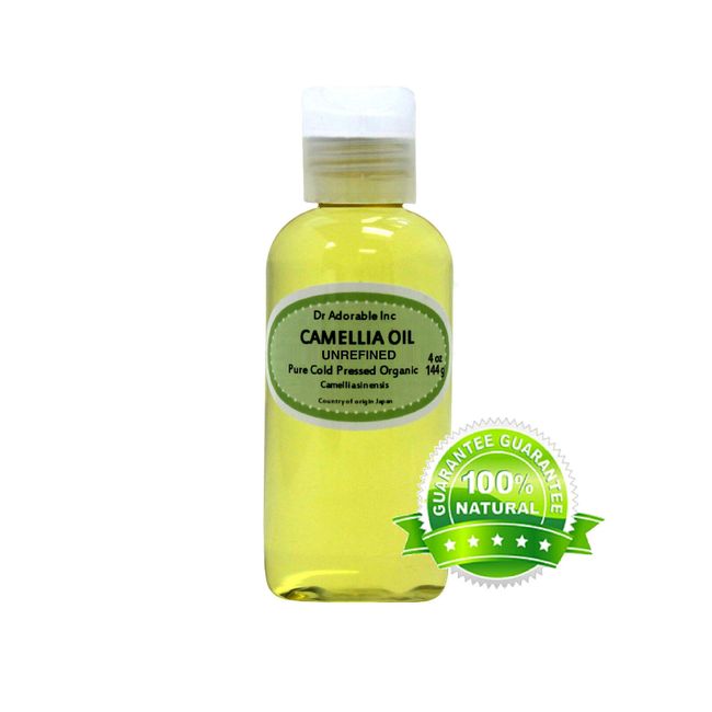 4 oz 100% UNREFINED CAMELLIA SEED OIL by DR.ADORABLE ORGANIC 100%PURE COLD PRESS