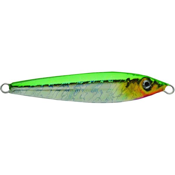P-Line Laser Minnow, 2 oz, Green/Silver/Gold