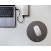 XtremeMac XMPAD-SG Round Aluminium Mouse Pad - Space Grey