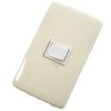 Elegant Plate Set with 3-Way Switch for Electrical Installation, 1 Piece