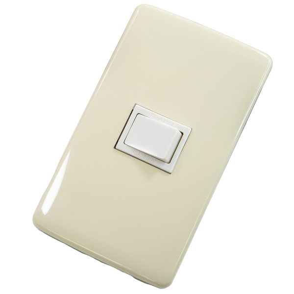 Elegant Plate Set with 3-Way Switch for Electrical Installation, 1 Piece