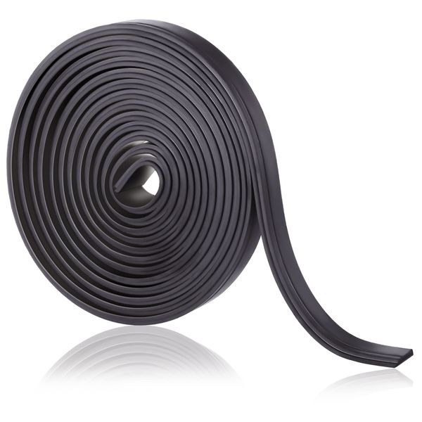 75 Inches Flexible Magnetic Strip Insert Shower Door Magnetic Strip Replacement Magnet Shower Door Replacement Parts Long Shower Door Strip for Framed Semi Framed Swinging Glass Shower Doors (1 Roll)
