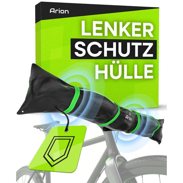 ARION Lenkerschutzhülle E bike I Heckträger Transportschutz I Fahrrad Abdeckung I Regenschutz Hülle wasserdicht für Fahrradträger I Ebike Lenkerschutz Schutzhülle Lenker Zubehör Regenhülle