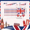 10 Sheets United Kingdom Flag British Flag National Flag Face Tattoo Stickers for 2023 King Charles Coronation Ceremony Party Favors, UK Patriotic Coronation Party Favor Accessories