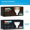 10 Pack Dimmable MR16 LED Bulbs, 12V 5W(50-Watt Equivalent), 5000K Daylight W...