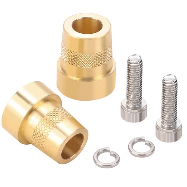 Hromee 586 Tall Brass Post Adaptor M6 Thread for Car Terminal Battery