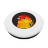 Red bird as portrait in round frame PopSockets Swappable PopGrip