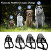 ILEPARK Dog Muzzle with Rounded Mesh, Breathable Muzzle for Small Medium Large Dogs, Prevent Eating, Biting and Chewing(S, Black)
