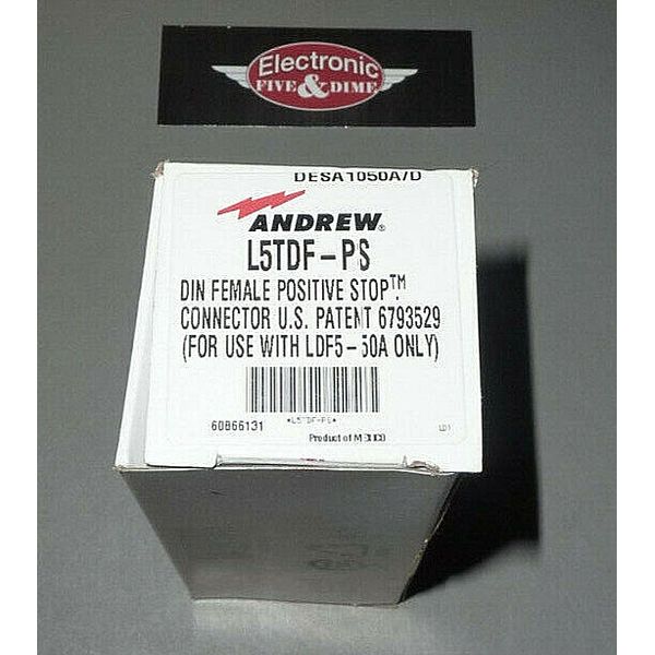 Andrew L5TDF-PS DIN Female Positive Stop Connector