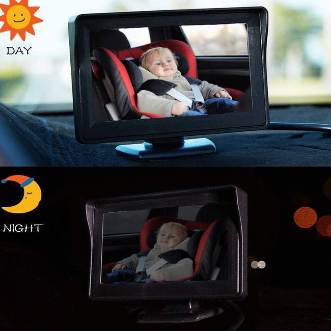  Itomoro Baby Car Camera, 4.3 HD Night Vision Car Baby