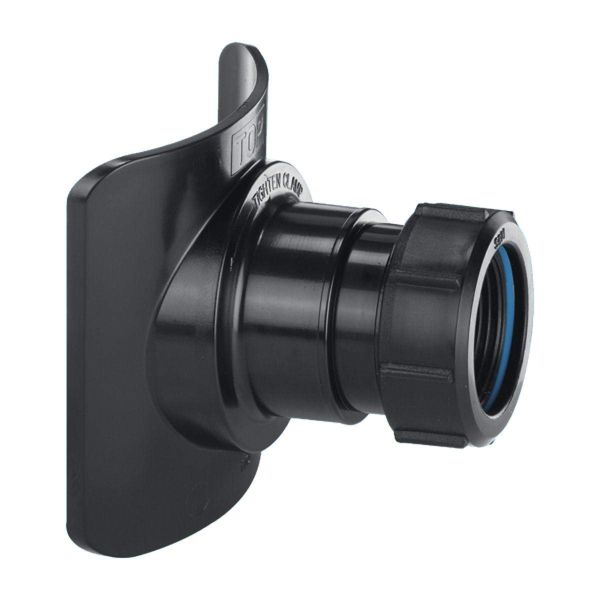 McAlpine BOSSCONN82-BL Black Mechanical Soil Pipe Boss Connector