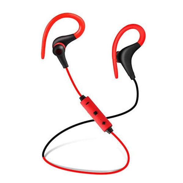 Wireless Headsets V4.1 Sport in-Ear Stereo Headphones Sweat-Proof Noise Canceling Earphones Back-Headphone w/Mic Hands-Free for Running Hiking Travel