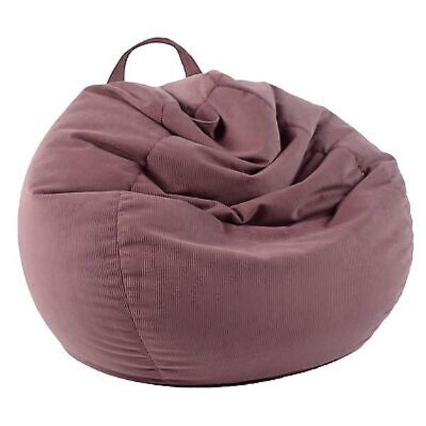 Stuffed Animal Storage Bean Bag Chair Cover (No Filler) For and Adults.Pets D...