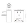 Nekmit Dual Port Ultra Thin Flat USB Wall Charger with Smart IC, 2 Pack