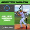SWINGRAIL Baseball/Softball Swing Trainer Aid - Equipment for Batting and Hitting