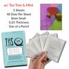 5pk [200] Acne Dot Pimple Patches [8mm SMALL] Plant Based Patch [TEA TREE/MINT]