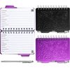 2 Pieces Protable Password Book Password Organizer Notebook Elegant Mandala Pattern Password Book Keeper with Pen, Spiral Bound Notebook for Password Information [Unknown Binding]