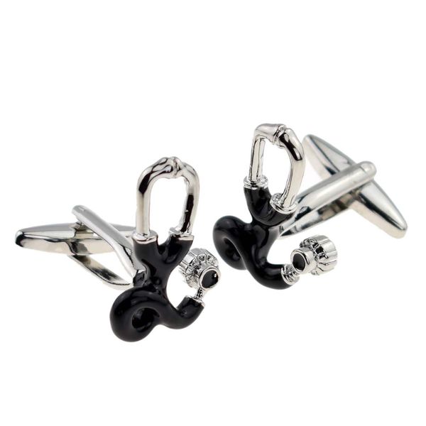 Doctors Stethoscope Cufflinks in a Personalised Engraved Cufflink Box