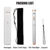 Rechargeable LED Camping Light Long Flashlight with Remote & Retractable Tripod