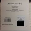 PRINTED NYLON RUG (nonskid latex back) (18" x 28"), FAT CHEF, D Shape