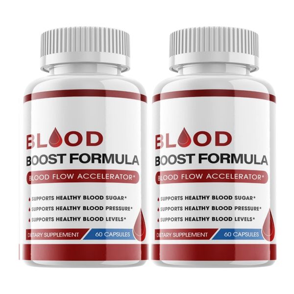 2-Pack Blood Boost Formula- Blood Sugar Supplement Supports Glucose-120 Capsules