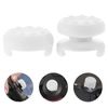 HOMSFOU 2pcs / Thumb Grips - Joystick Stick Covers - Protective Caps - White