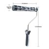 ROLLINGDOG Paint Roller Frame 9 Inch - for 1 1/2" Core Roller Covers,Self-Lock Cage Jumbo Roller Brush