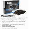 Bendix Premium Semi Metallic Brake Pads For Ford Cougar Thunderbird 80 Charac...