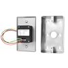 Infrared Sensor Exit Button IR Door Release Touch-Free Switch No Touch Exit Button with LED Light Indicator for Door Access Control (4.53'' x 2.76'' with Back Box)