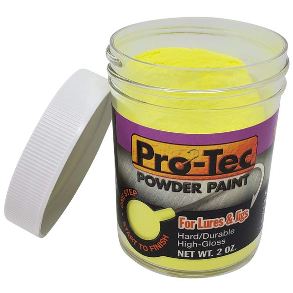 OFT GLOW-YELLOW CHART PROTEC Powder Paint, 2 oz