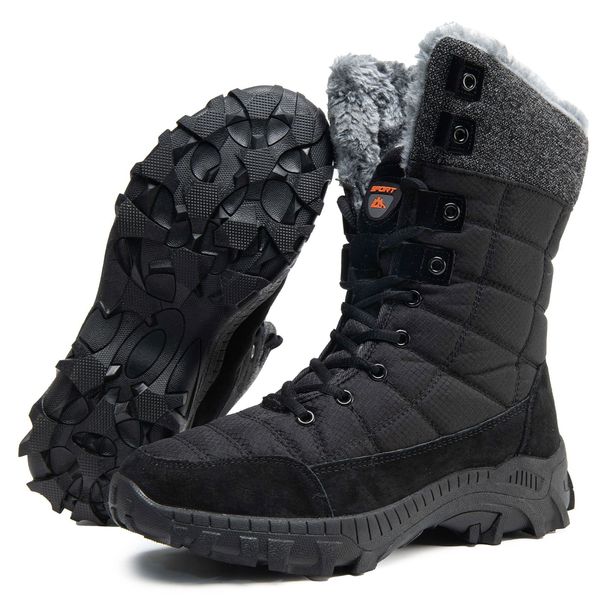 [TIDELION] Snow Boots, Men's, Women's, Snow Shoes, Waterproof, Cold Protection, Anti-Slip, Cold Protection, Winter Shoes, Cold Weather Shoes, Winter Snow Boots, For Men, Winter, Outdoor, Lightweight,