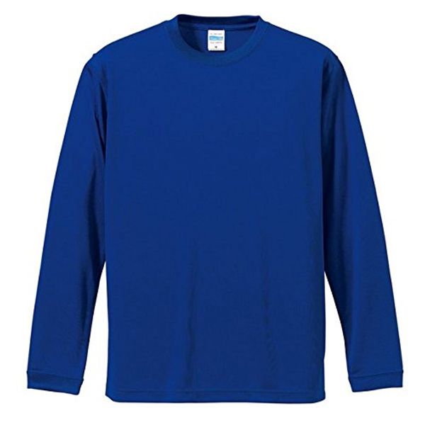 Daily necessities Long-sleeved T-shirt Related product UV protection, sweat absorption, quick drying, silky touch long sleeve T-shirt CB5089 Cobalt Blue M