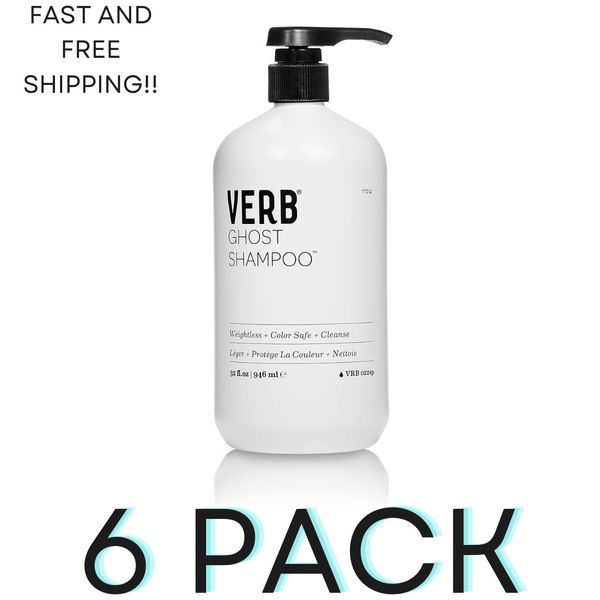 Verb Ghost Shampoo 1 Liter./32oz Brand New 6 PACK!