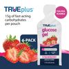 TRUEplus Glucose Gel, Strawberry Flavor - Gel Pouch - 6 Pack