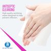 Dynarex BZK Antiseptic Towelettes, Moist Sanitizing Towelettes Designed to Prevent Infection in Minor Wounds, 5x7, Disposable & Individually Wrapped, 1 Box of 100 (Packaging May Vary)