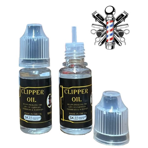 Clipper Oil Electric Hair Trimmer Shaver Blade Lubricant 2X 10ml Oil Lube. Sk22 Products