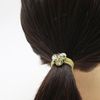 Tamarusan TAMARUSAN Pansy Hair Rubber Rhinestone Green Yellow White Small
