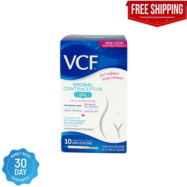 VCF Vaginal Contraceptive Gel, Pre-Filled Applicators - 10 ct