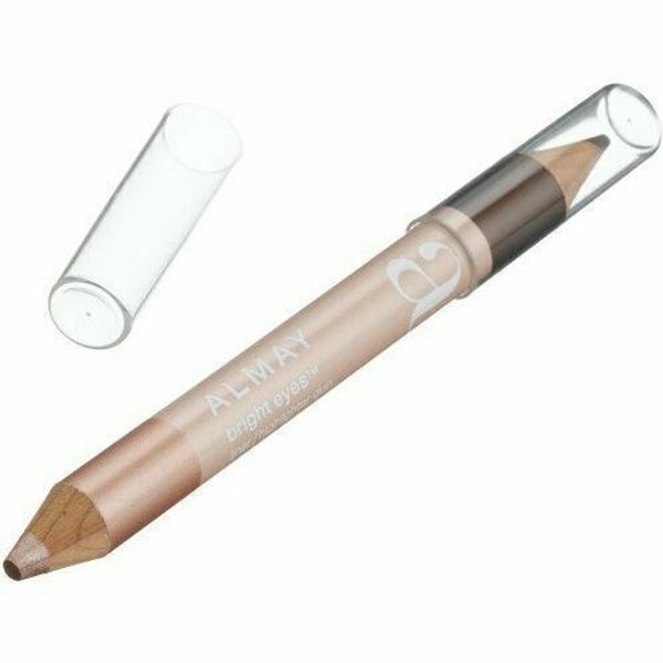 Almay Bright Eyes Eye Liner & Highlighter Duo 135 Dark Chocolate & Shell